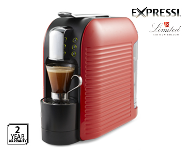 EXPRESSI CAPSULE MACHINE LIMITED EDITION RED