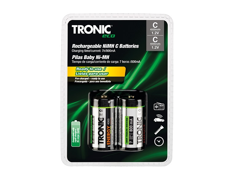 TRONIC Rechargeable Batteries