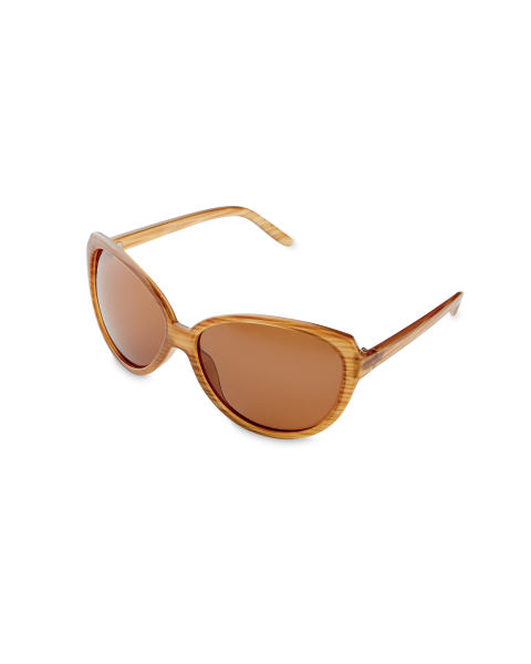 Brown Oversized Style Sunglasses
