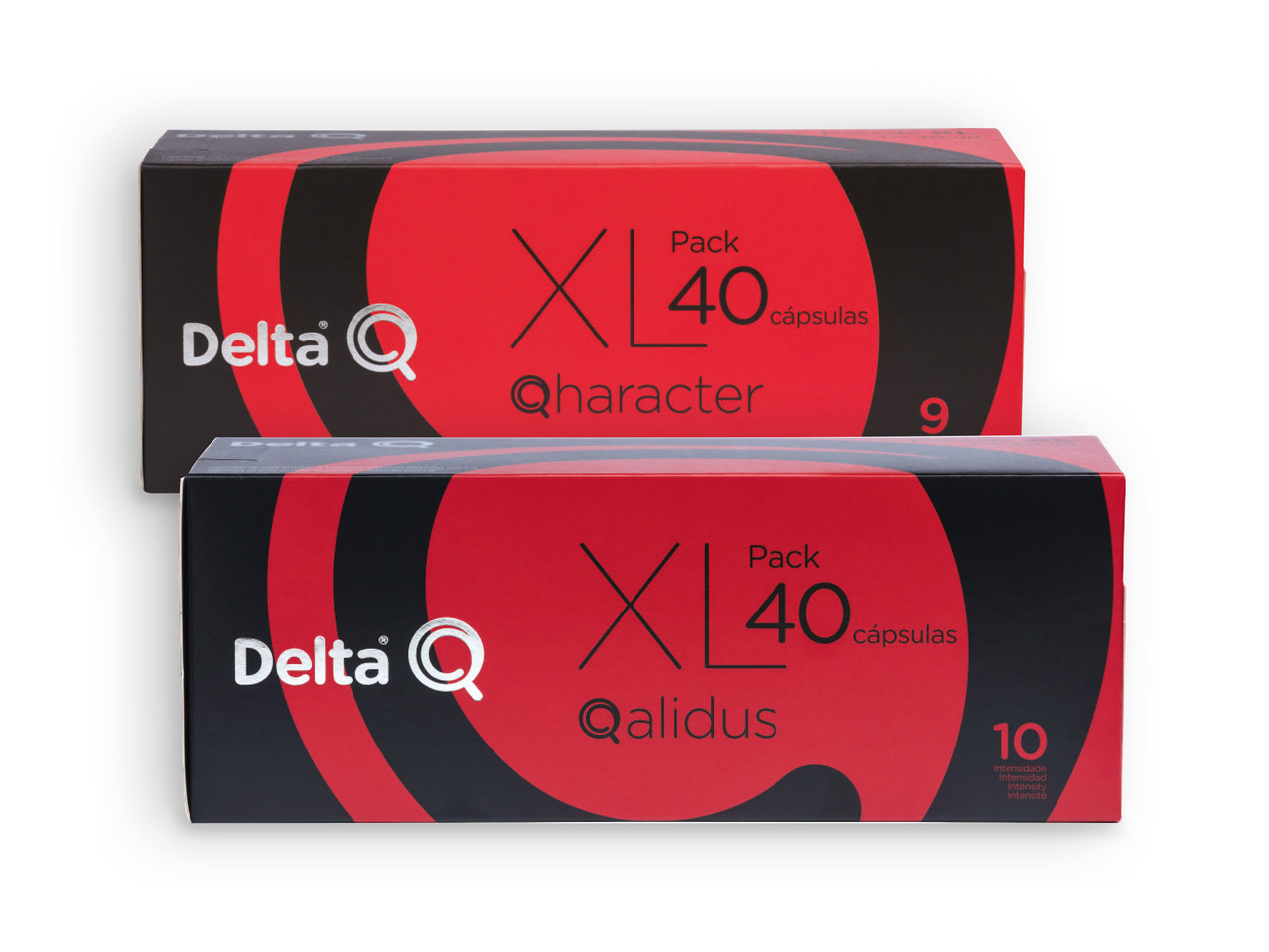 DELTA Q(R) Cápsulas de Café Qharacter / Qalidus Pack XL