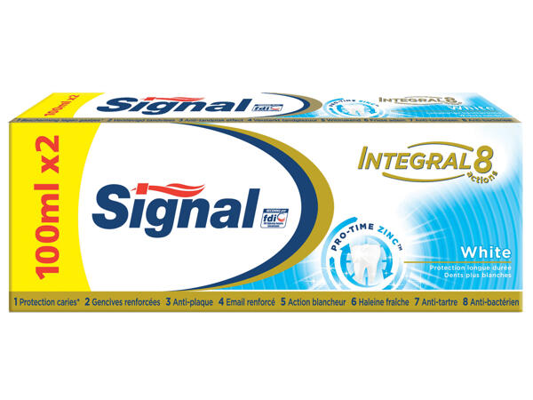Signal Intégral dentifrice