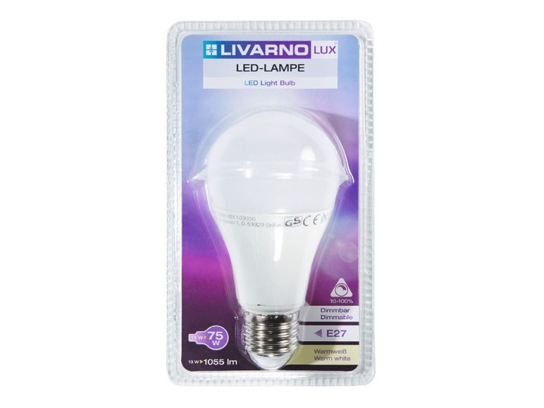 LED 13W Bulb with Dimmer Function