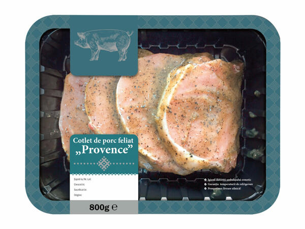 Cotlet de porc, feliat „Provence"
