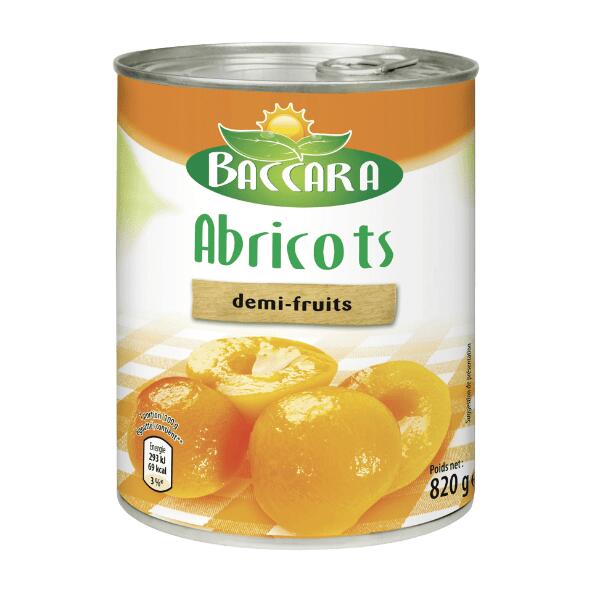 BACCARA(R) 				Demi-abricots