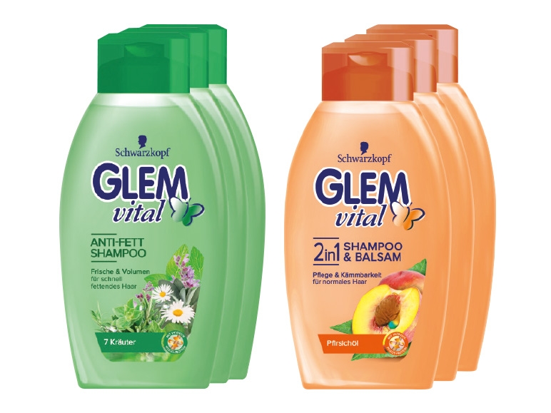 GLEM VITAL Shampoo 3er