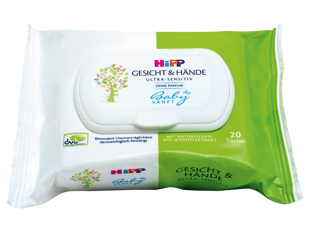 HIPP Feuchttücher für Gesicht und Hände