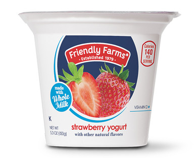 Friendly Farms Whole Milk Yogurt