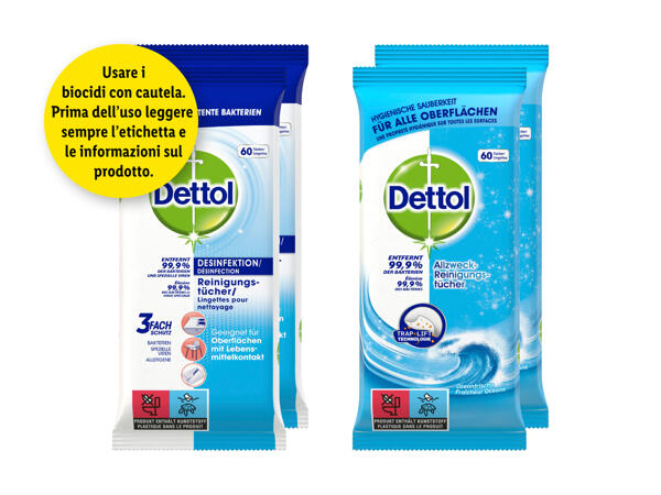 Panni detergenti per disinfezione Dettol​