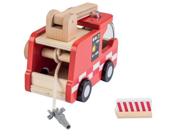 Wooden Vehicle with Play People