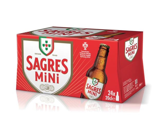 Sagres(R) Cerveja Mini Pack Económico