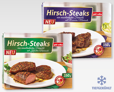 GETI WILBA Hirsch-Steaks