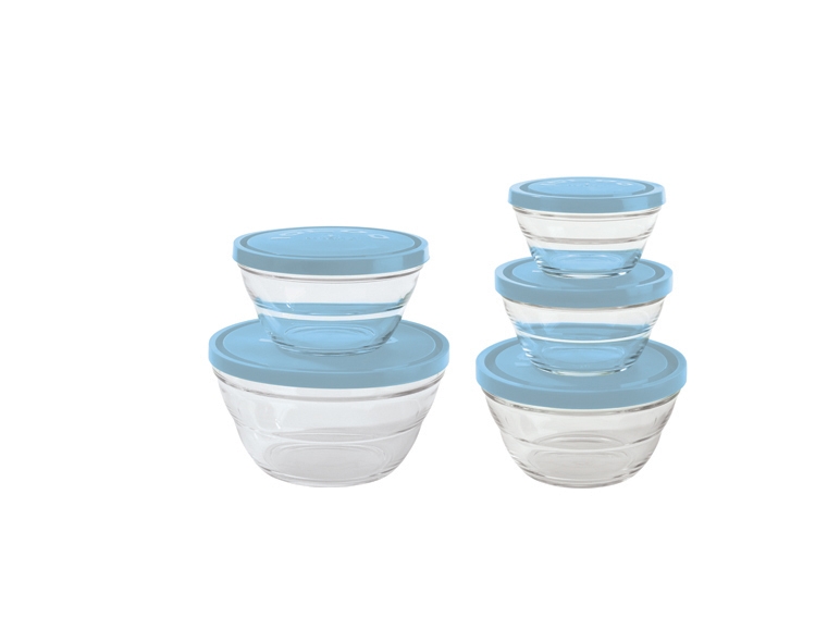 Glass Container Set, 5 pieces
