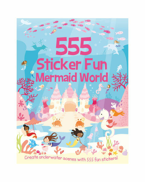 555 Sticker Fun Mermaid Book