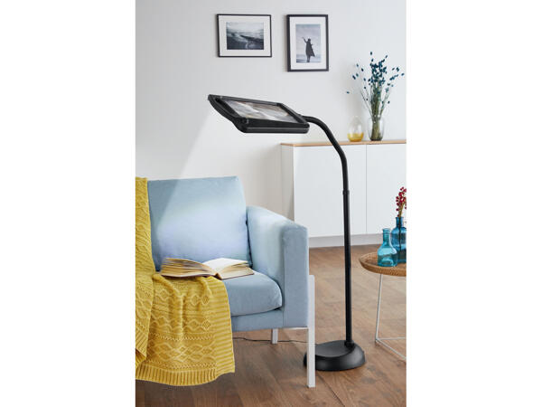 LED Floor Lamp with Magnyfying Glass