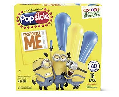 Popsicle Minions Ice Pops