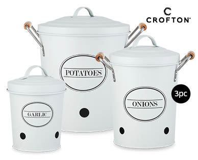 Vegetable Canisters 3pc Set