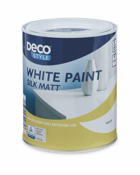 Deco Style White Silk Matt Paint
