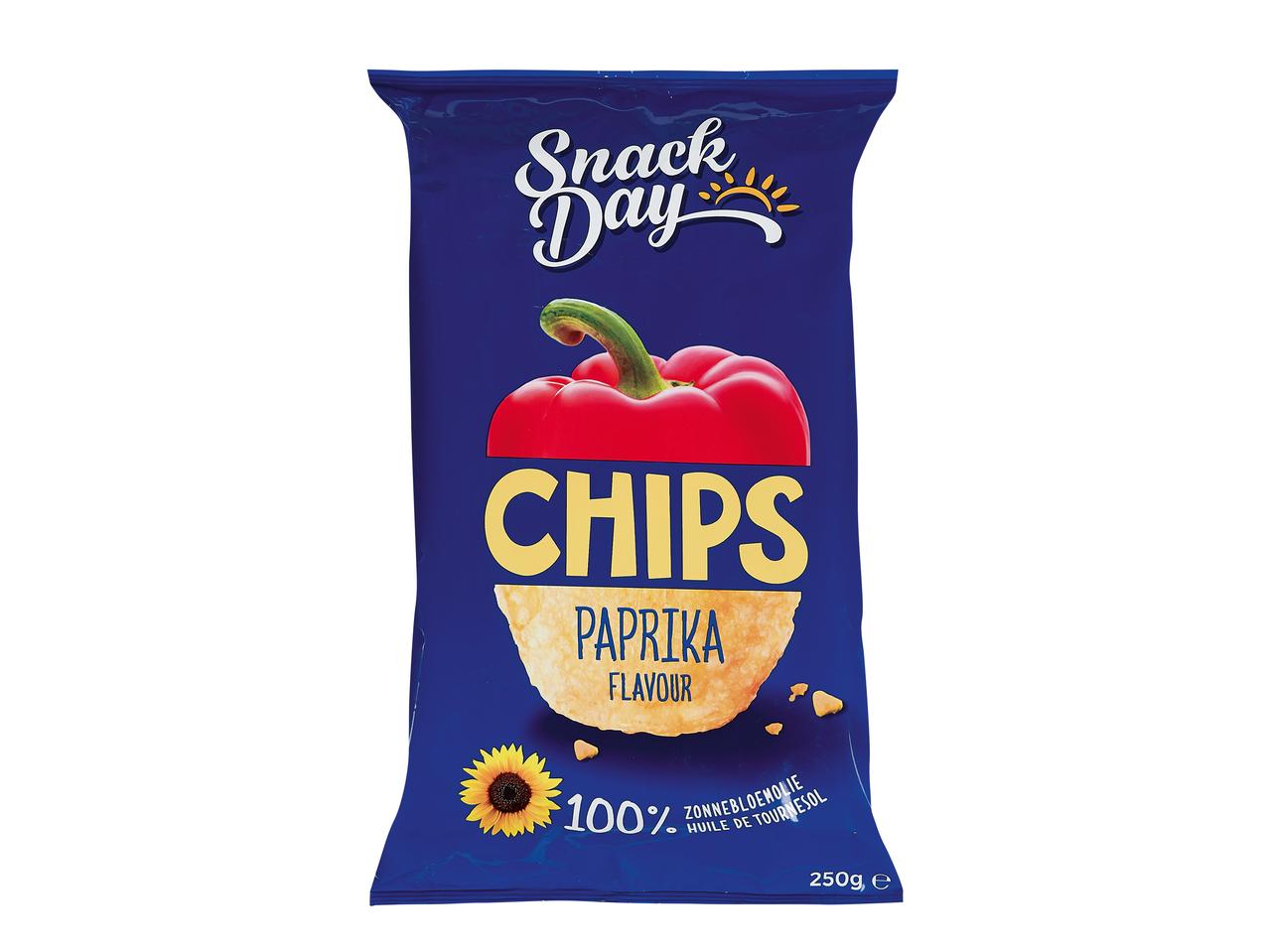 Chips goût paprika ou naturel