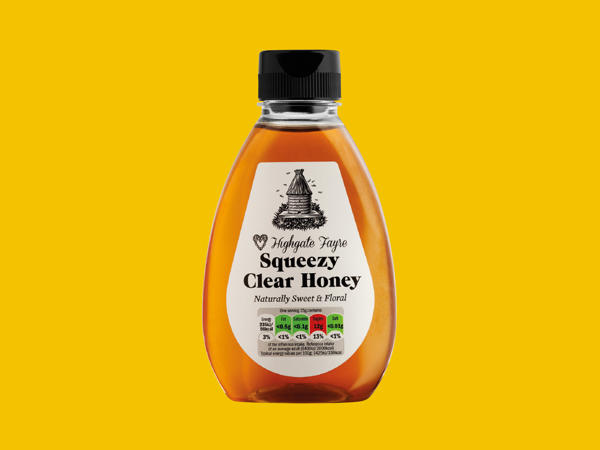 Highgate Fayre Squeezy Clear Honey