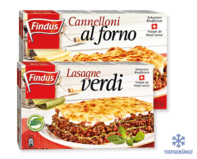FINDUS(R) Lasagne verdi/Cannelloni al forno