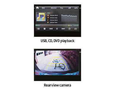 Car Entertainment System with Reversing Camera