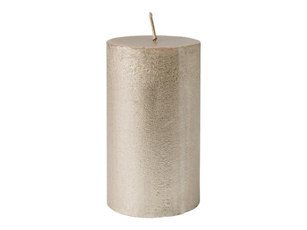 Candela profumata in vasetto o candela effetto metallizzato