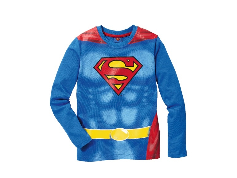 Boys' Long-Sleeved Top "Superman, Batman"