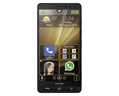 Smartphone mit leicht zu bedienender Bea-fon Oberfläche Bea-fon M5 Premium