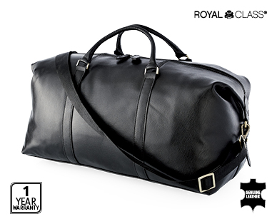 LADIES AND MEN'S LEATHER OVERNIGHT BAG