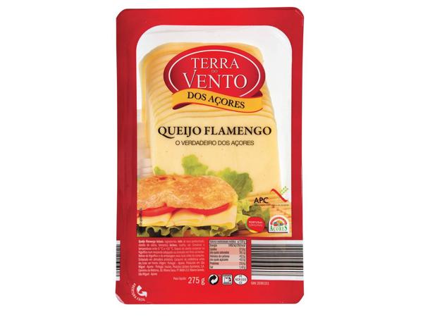 Flamengo-Käse geschnitten