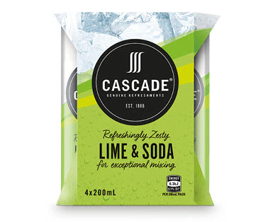 Lime & Soda Mixers 4x200ml