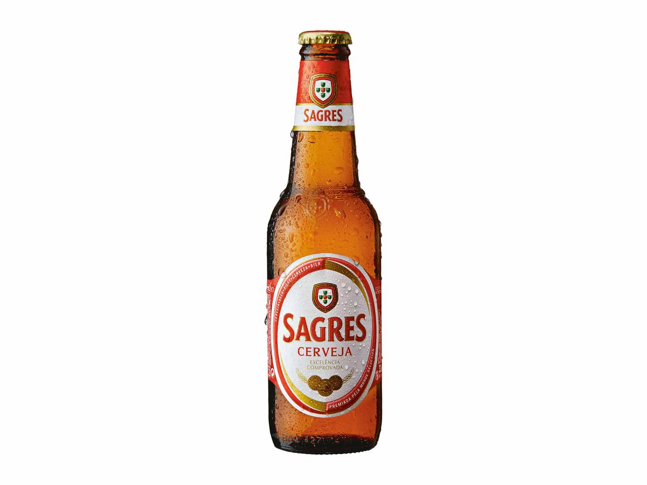 Bière Sagres, 24 bouteilles