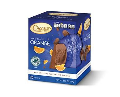 Choceur Break-a-Part Dark Mint, Milk Orange or Dark Orange Chocolate