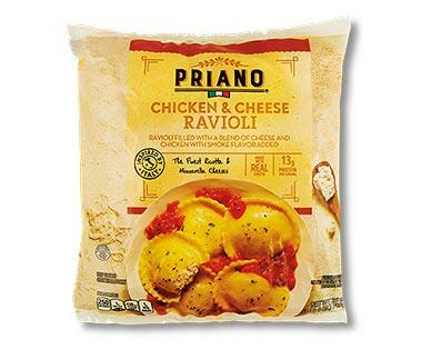 Priano 
 Spinach & Cheese or Chicken & Cheese Ravioli