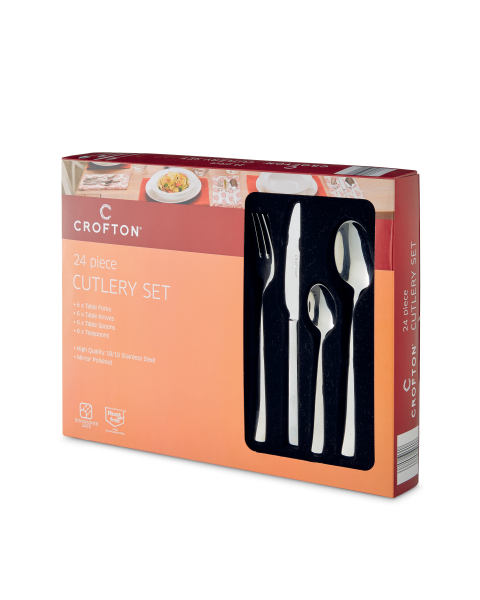 24 Piece Martin Design Cutlery Set