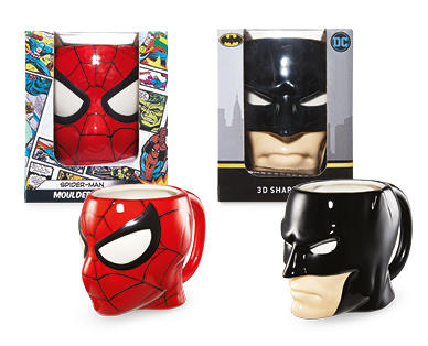 Licensed Novelty 3D Coffee Mugs