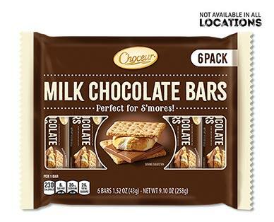 Choceur 
 Milk Chocolate Bars 6 pk
