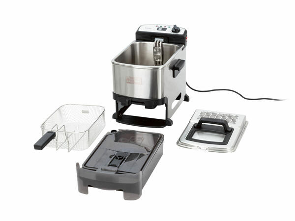 Silvercrest(R) Kitchen Tools Fritadeira com Função de Limpeza de Óleo 2300 W