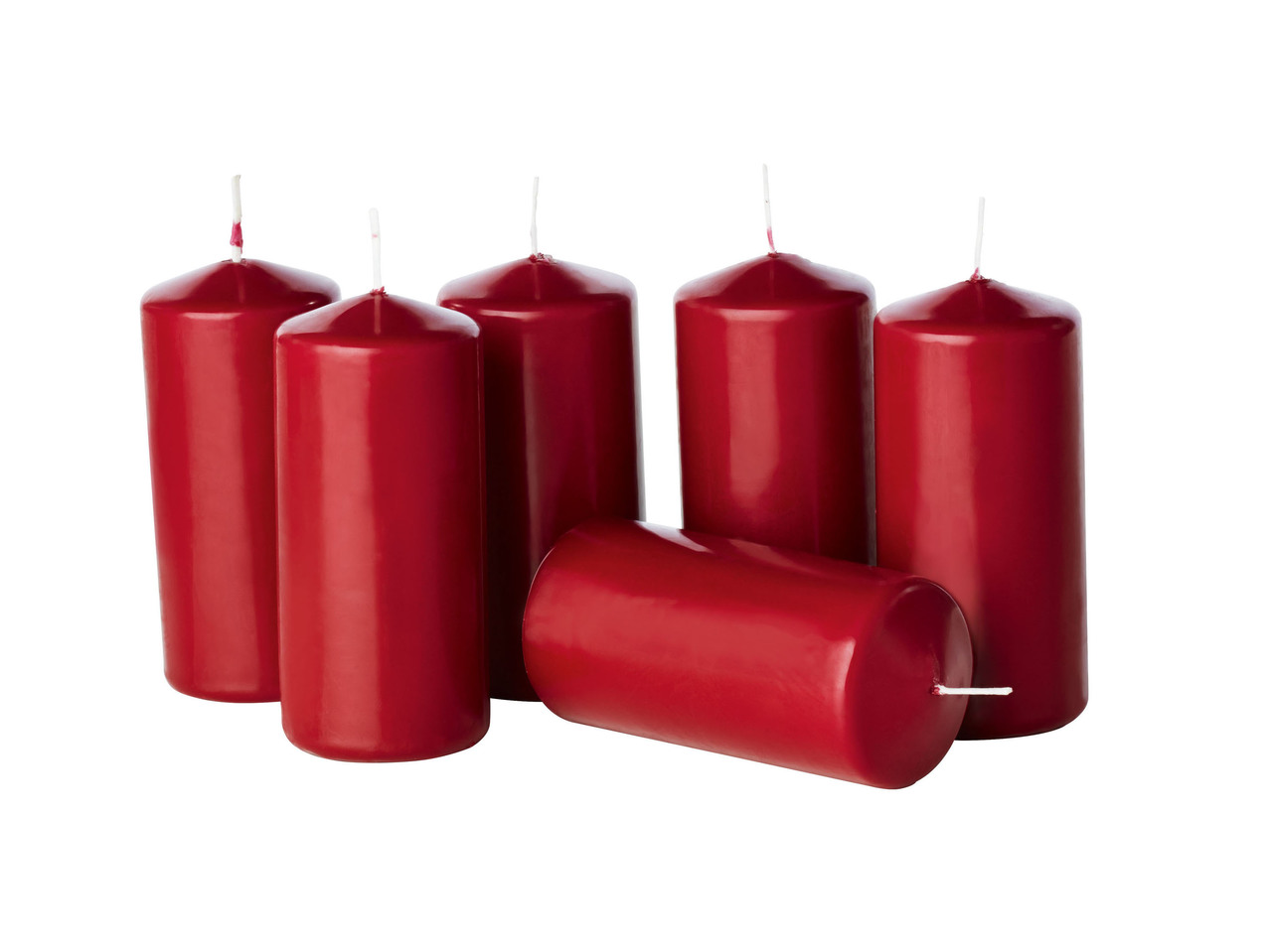 Pillar Candles, 2, 4 or 6 pieces