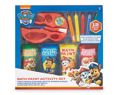 Licensed Bath Paint Activity Set 12pc