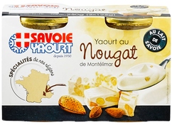 2 yaourts au nougat de Montélimar