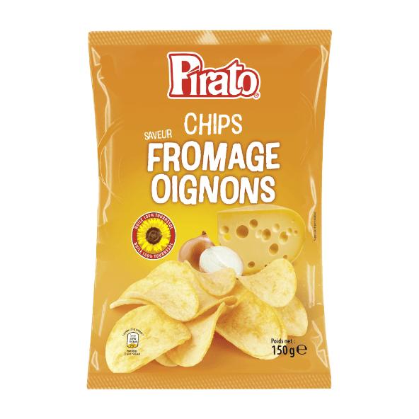 Chips saveur fromage oignons