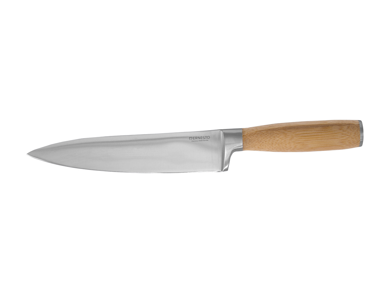 Couteau de cuisine avec manche en bambou