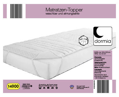 dormia Matratzen-Topper