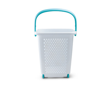 Easy Home Rolling Laundry Hamper