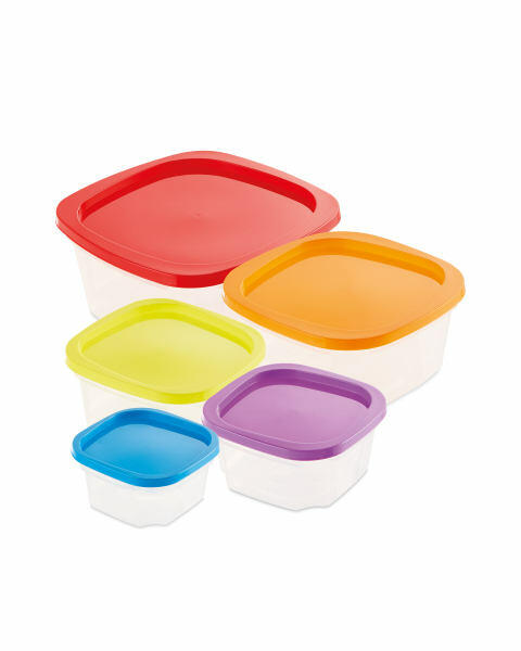 Bright Square Nestable Containers