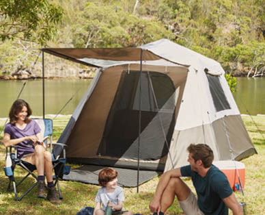 6 Person Instant Up Cabin Tent