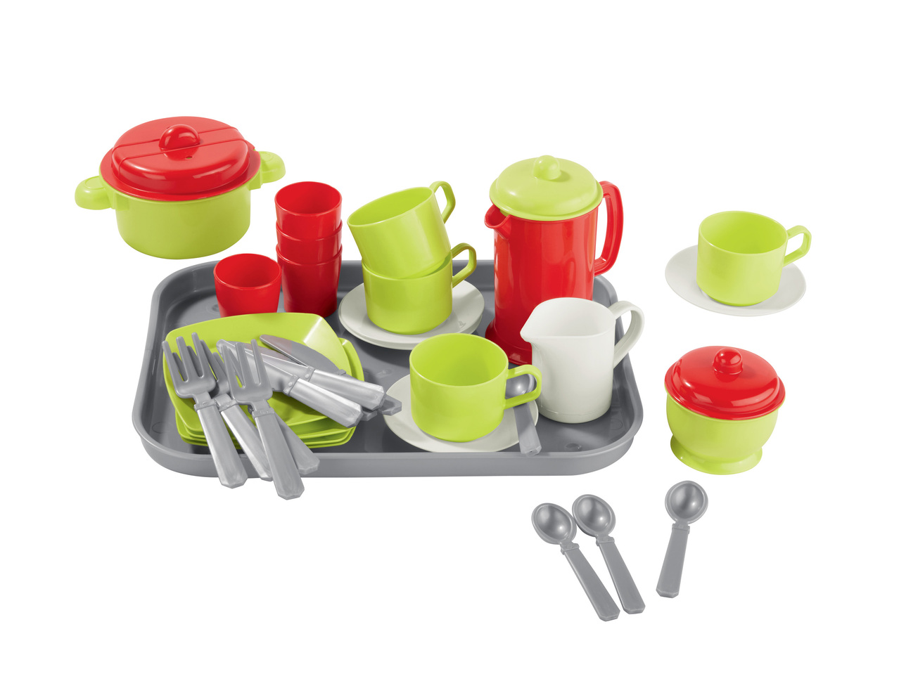 ECOIFFIER Plastic Food / Cutlery Sets