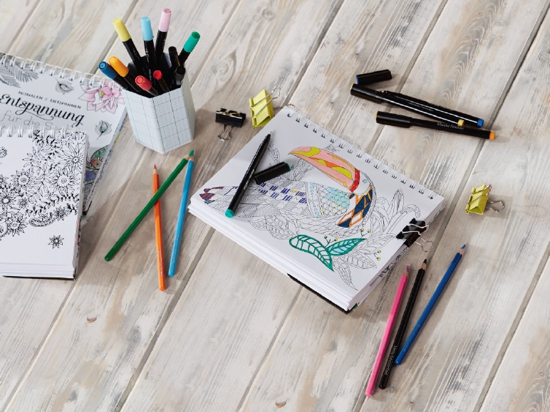 MARABU CREABOX Watercolour Pens/Watercolour Pencils/Fineliner Pens