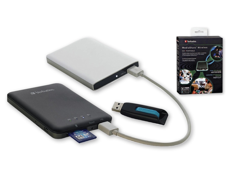 Verbatim(R) Portable Mediashare Wireless Streaming Device*